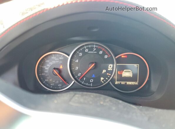 JF1ZCAC13J8601534 2018 SUBARU BRZ White Вид щитка приладів
