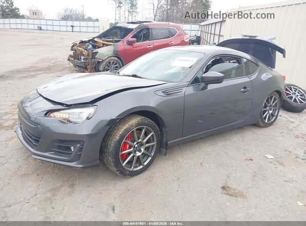 JF1ZCAC13L9702571 2020 SUBARU BRZ Gray Առջևի ձախ երեք քառորդ տեսարան