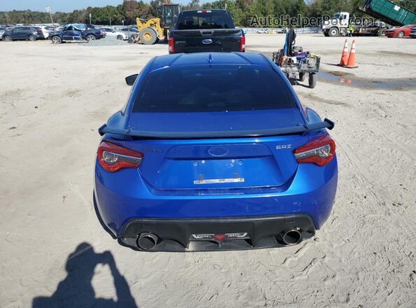 JF1ZCAC16J9602090 2018 SUBARU BRZ Blue Вид ззаду