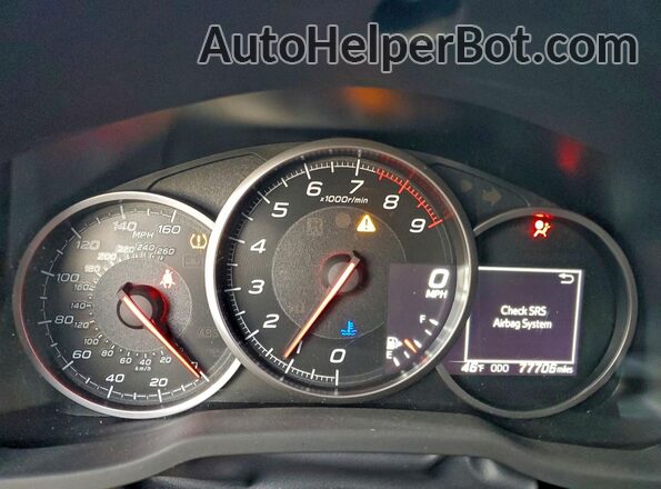 JF1ZCAC18L9700928 2020 SUBARU BRZ Black Widok zestawu wskaźników