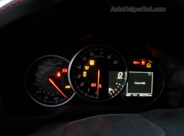 JF1ZCAC18L9701027 2020 SUBARU BRZ Silver Vista del cuadro de instrumentos