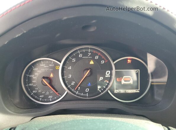 JF1ZCAC19J8601506 2018 SUBARU BRZ Blue Instrument cluster view