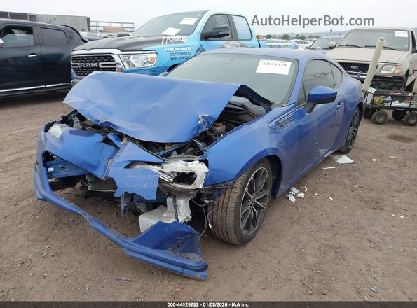 JF1ZCAC19L9703448 2020 SUBARU BRZ Blue Առջևի ձախ երեք քառորդ տեսարան