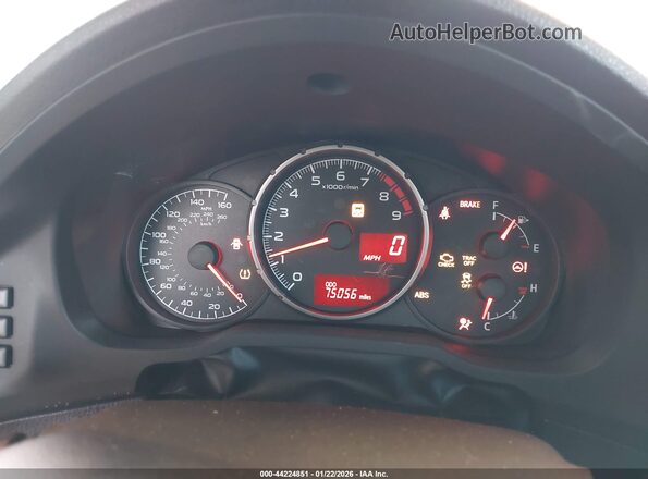 JF1ZCAC1XG9602697 2016 SUBARU BRZ Silver Vista de los asientos traseros