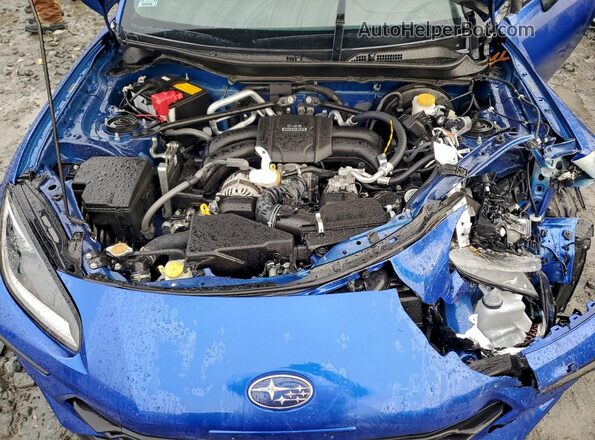 JF1ZDBC19N8701615 2022 SUBARU BRZ Blue Rear interior view