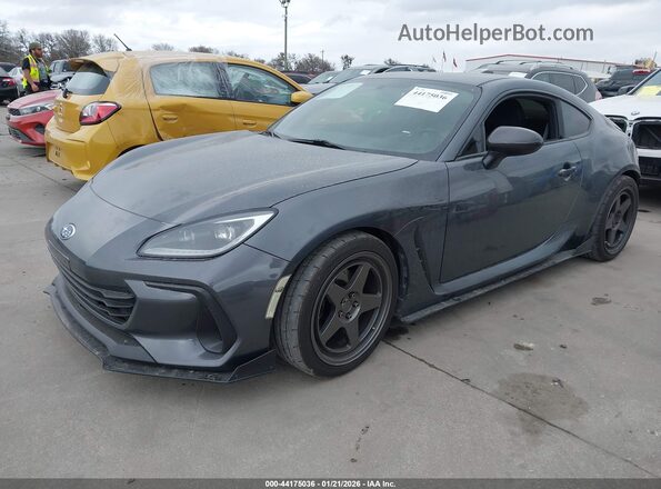 JF1ZDBE11P9701778 2023 SUBARU BRZ Gray წინა მარცხენა ხედი სამი მეოთხედიდან
