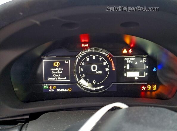 JF1ZDBE14R9701518 2024 SUBARU BRZ White Սարքավորումների վահանակի տեսք