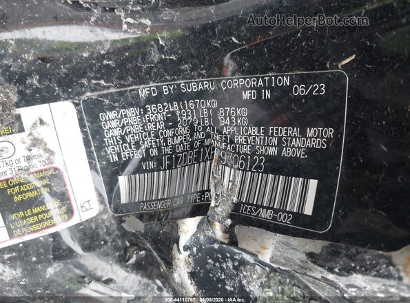 JF1ZDBE1XP9706123 2023 SUBARU BRZ Blue 
