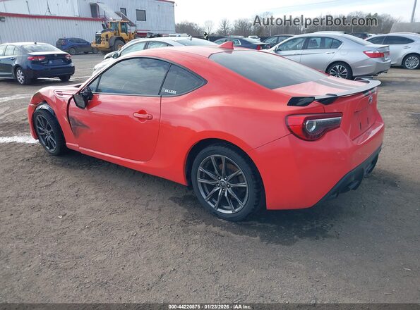JF1ZNAA15H9707467 2017 TOYOTA 86 Оранжевый Задняя левая четверть