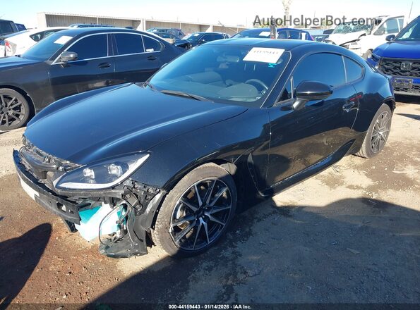 JF1ZNBC15P8759155 2023 TOYOTA GR86 Black Առջևի ձախ երեք քառորդ տեսարան