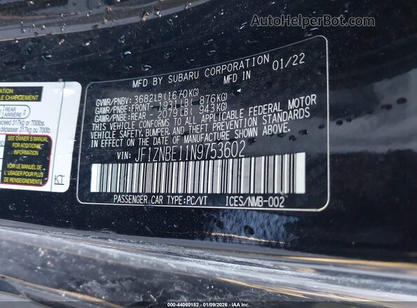 JF1ZNBE11N9753602 2022 TOYOTA GR86 Black Widok komory silnika