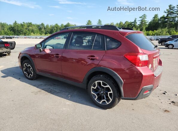 JF2GPABC1G8321551 2016 SUBARU CROSSTREK Темно-бордовый Задняя левая четверть