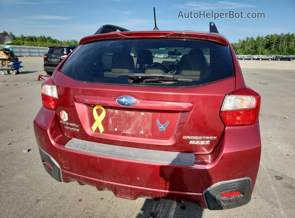 JF2GPABC1G8321551 2016 SUBARU CROSSTREK Темно-бордовый Вид сзади