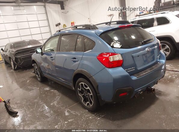 JF2GPABC5G8320886 2016 SUBARU CROSSTREK Blue უკანა მარცხენა