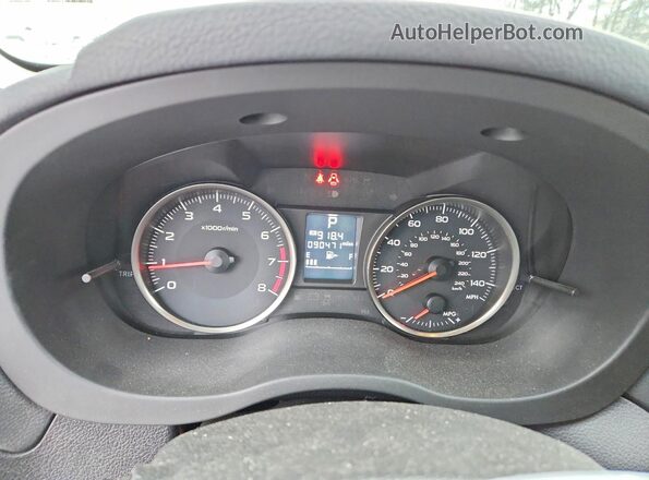 JF2GPABC5HH250288 2017 SUBARU CROSSTREK Серебряный Вид щитка приборов