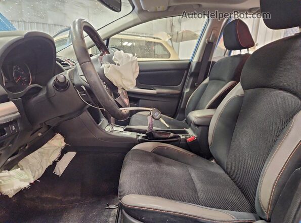 JF2GPABC9G8239504 2016 SUBARU CROSSTREK Blue Вид салону спереду