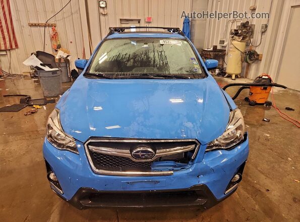 JF2GPABC9G8239504 2016 SUBARU CROSSTREK Blue Вид спереду