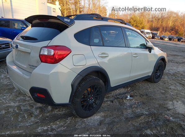 JF2GPABCXG8300133 2016 SUBARU CROSSTREK Cream Задня права чверть
