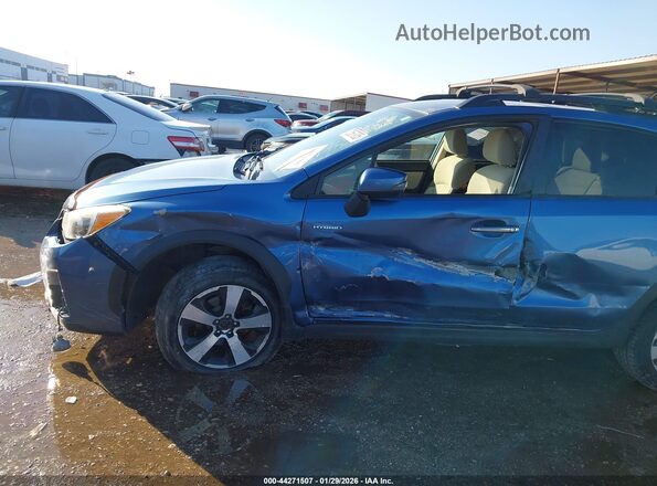 JF2GPBBC9GH250279 2016 SUBARU CROSSTREK HYBRID Blue Front view