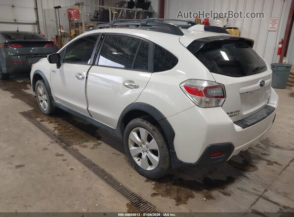 JF2GPBLC1GH204167 2016 SUBARU CROSSTREK HYBRID White უკანა მარცხენა