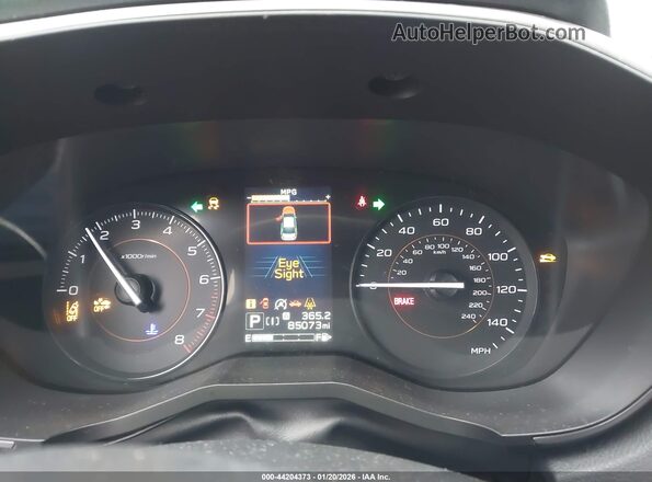 JF2GTAEC7L8242399 2020 SUBARU CROSSTREK Blue უკანა სავარძლების ხედი