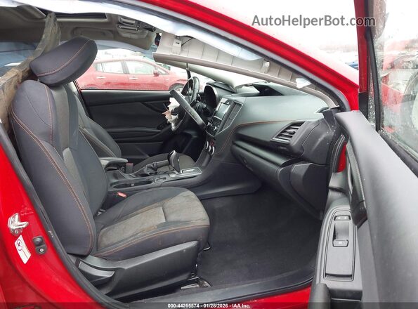 JF2GTAEC8L8228690 2020 SUBARU CROSSTREK Red Widok wnętrza z przodu