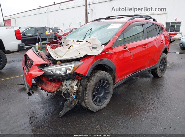 JF2GTAEC8L8228690 2020 SUBARU CROSSTREK Red Przód lewy