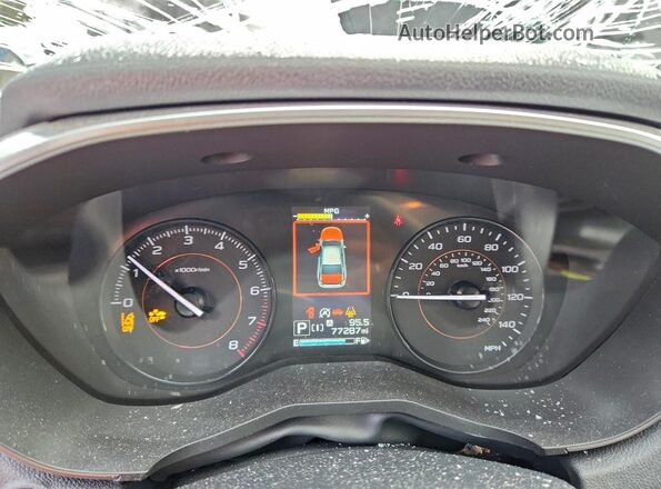 JF2GTAPC7NH257954 2022 SUBARU CROSSTREK Black Սարքավորումների վահանակի տեսք