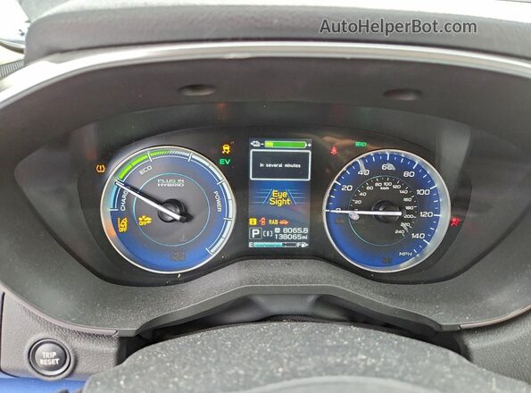 JF2GTDEC5LH283938 2020 SUBARU CROSSTREK Gray Vista del cuadro de instrumentos