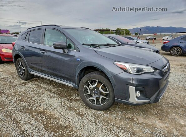 JF2GTDEC5LH283938 2020 SUBARU CROSSTREK Gray Delantero derecho