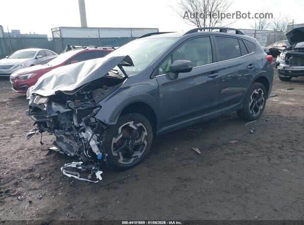 JF2GTHMC5N8267203 2022 SUBARU CROSSTREK Gray Передня ліва чверть