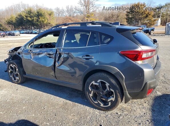 JF2GTHNC1M8202538 2021 SUBARU CROSSTREK Gray Trasero izquierdo