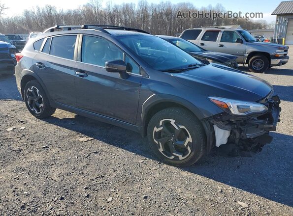 JF2GTHNC1M8202538 2021 SUBARU CROSSTREK Gray Delantero derecho