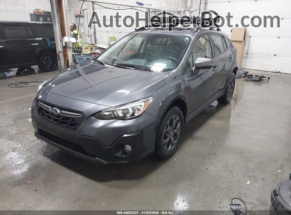 JF2GTHSC0NH242163 2022 SUBARU CROSSTREK Gray Передня ліва чверть