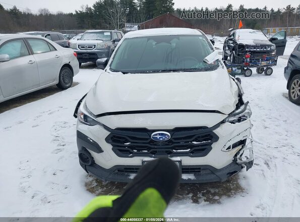 JF2GUABC3S8226555 2025 SUBARU CROSSTREK White Widok zestawu wskaźników