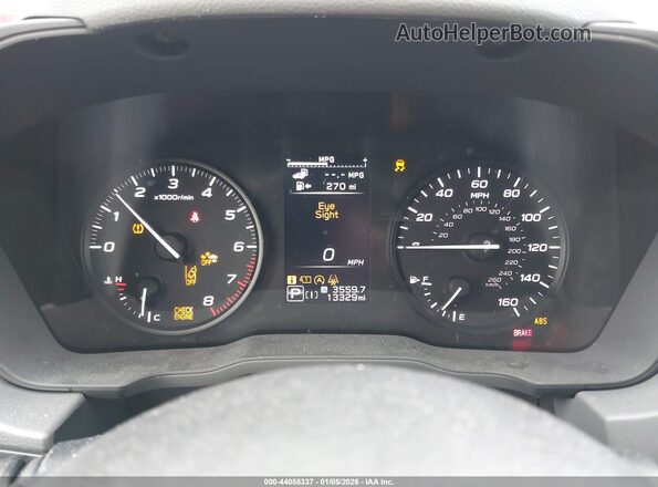 JF2GUABC3S8226555 2025 SUBARU CROSSTREK White Widok tylnych siedzeń