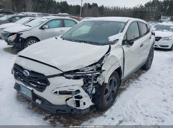 JF2GUABC3S8226555 2025 SUBARU CROSSTREK White Przód lewy