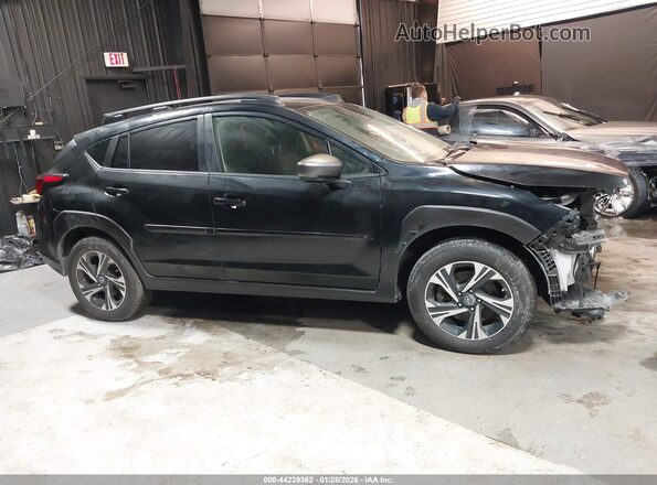 JF2GUADC1R8273851 2024 SUBARU CROSSTREK Black Սալոնի 360 աստիճան տեսք