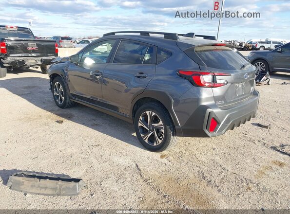JF2GUADC6R8279872 2024 SUBARU CROSSTREK Gray Trasero izquierdo