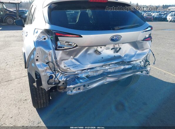 JF2GUHDC1SH254229 2025 SUBARU CROSSTREK Silver Vista frontal