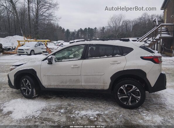 JF2GUHDC2S8238797 2025 SUBARU CROSSTREK White Սալոնի 360 աստիճան տեսք