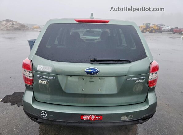 JF2SJAAC6GG433460 2016 SUBARU FORESTER 2.5 Turquoise Vista trasera