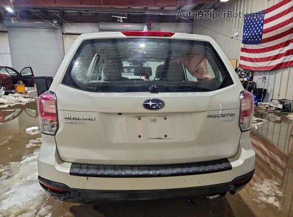 JF2SJAAC7HH413066 2017 SUBARU FORESTER 2.5 White Vista trasera