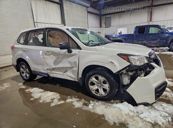 JF2SJAAC7HH413066 2017 SUBARU FORESTER 2.5 White Delantero derecho