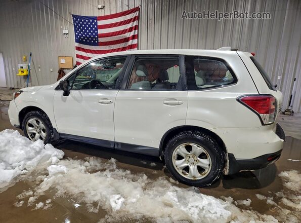 JF2SJAAC7HH413066 2017 SUBARU FORESTER 2.5 White Trasero izquierdo
