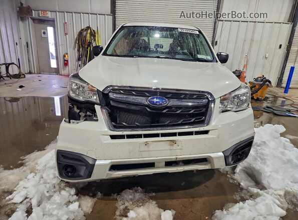 JF2SJAAC7HH413066 2017 SUBARU FORESTER 2.5 White Vista frontal