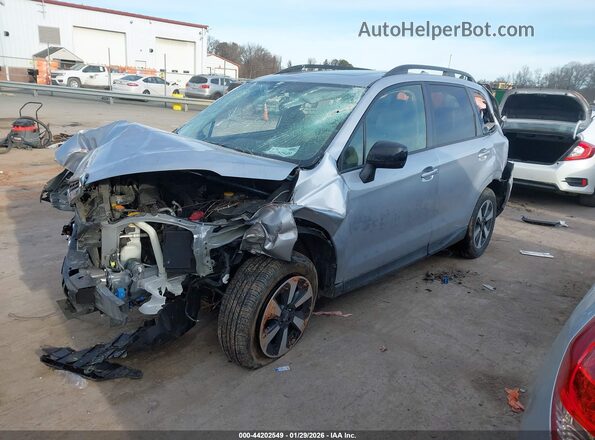JF2SJADC3HH552848 2017 SUBARU FORESTER 2.5 Silver Vista tres cuartos delantera izquierda