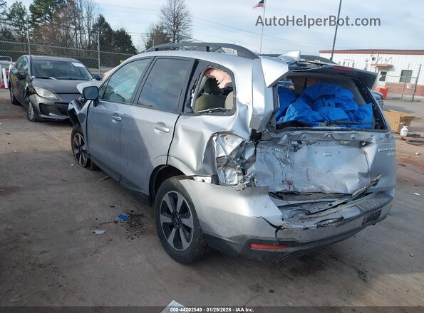 JF2SJADC3HH552848 2017 SUBARU FORESTER 2.5 Silver Trasero izquierdo
