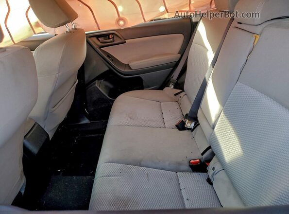 JF2SJADC8GH499076 2016 SUBARU FORESTER 2.5 Blue Вид задніх сидінь
