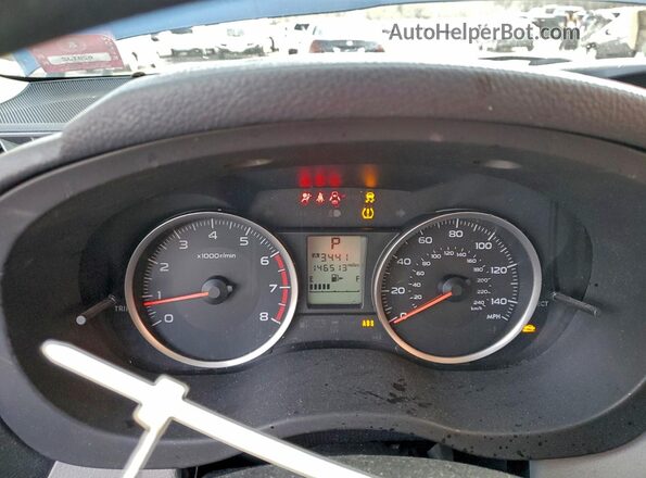 JF2SJADC8GH499076 2016 SUBARU FORESTER 2.5 Blue Вид щитка приладів